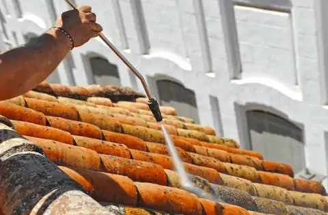 Nettoyage de toitures - Crevant